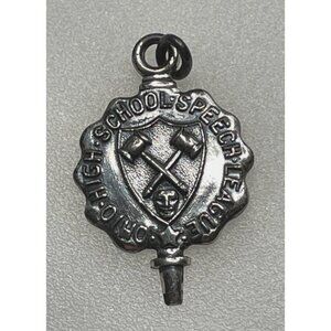 Sterling Silver Ohio High School Speech League Pendant Fob